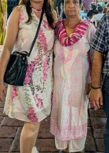 White Floral Dress