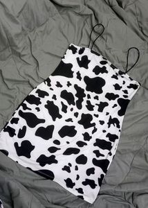 Cow Print Dress