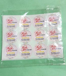 Thankyou Sticker 100+8