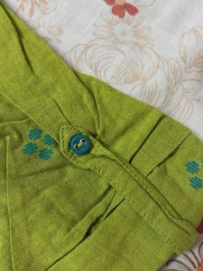 Green Printed Kurti