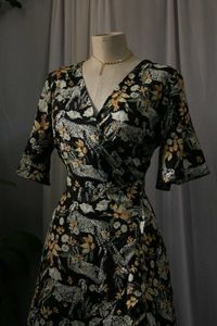 Floral Wrap Dress