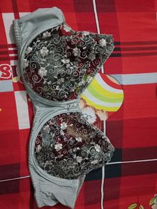 Comfy Beige Bra for 38 to 40 size