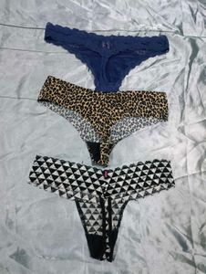Thong Panties - 3 Pack
