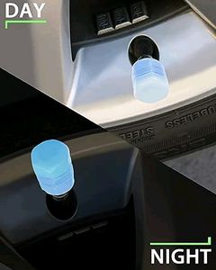 Tyre Valve Caps Luminous Glow Car Tire Air Cap