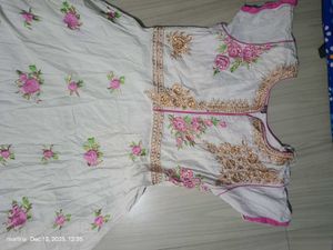 Floral Embroidered Ethnic Dress