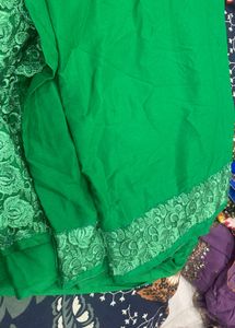 Green Saree