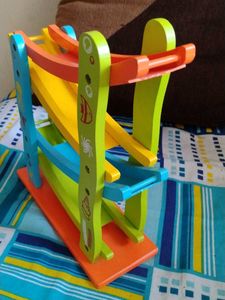 Kids Wooden Racing Car Track