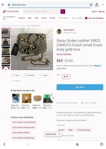Vince Camuto Snake Crossbody