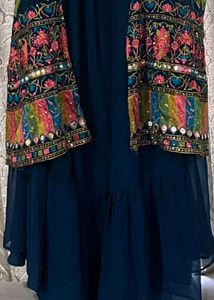 Crop Top Skirt With Jacket