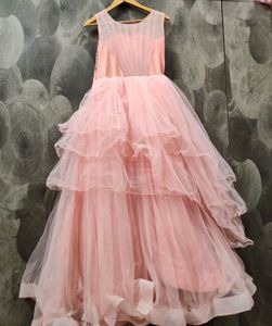 Pink Layered Party Dress