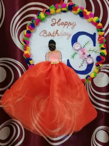 Hoop Embroidery Wall Hanging Decoration