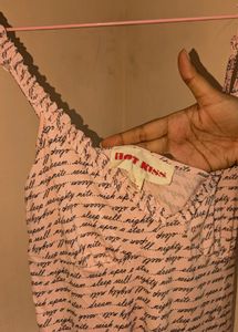 PINK CURSIVE hot Kiss CAMISOLE