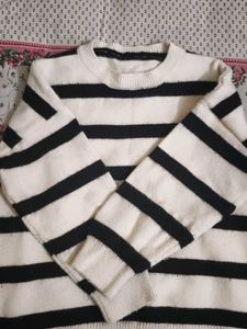 Striped Knit Sweater