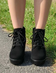 Black Heeled Ankle Boots for women (UK 8) size
