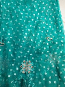 Elegant Light Green Georgette Saree