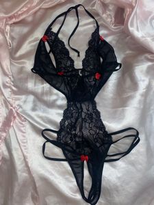 Sexy Lingerie Lace Bodysuit ❤️‍🔥 Open Crotch 🛑🎀