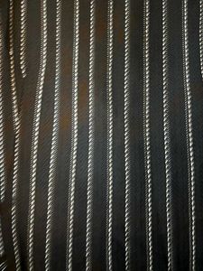 thread Striped Sleeveless bodycon Dress