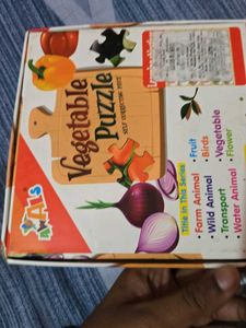 Vegetable Puzzle - 6 Piece Learning Toy