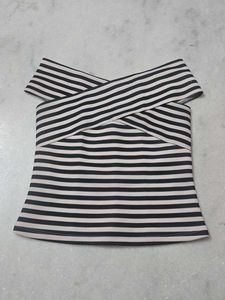 Striped Off-Shoulder Top