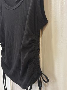 Black Tank Top Freesize