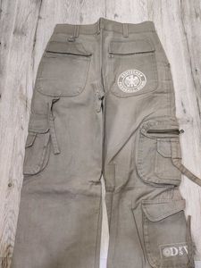 Sc9201 Deutscher Cargo Bootcut Jeans Waist 28
