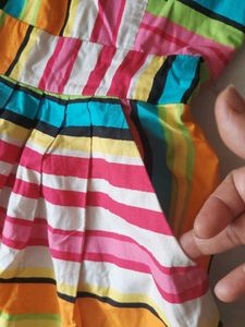 Colorful Striped Dress