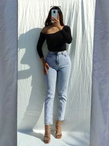 Trendyol Blue Mom Denim Jean