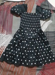 Cute Black Heart Dress