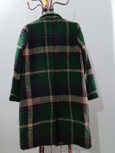 Green Plaid Coat