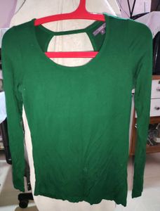 Emerald Green Long Sleeve Top
