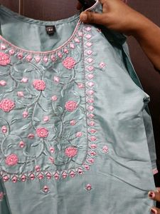 Price Drop 💧💎LIGHT BLUE KURTA SET🥶