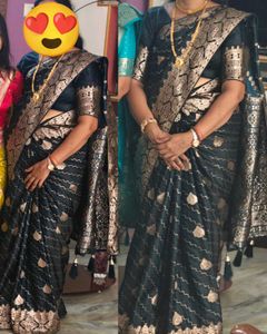 Elegant  Pashmina Silk Saree