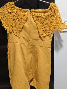 Offshoulder Cute Playsuit