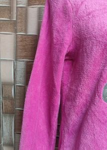 Pink Fuzzy Cat Sweater