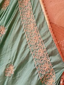 Kadai Dupatta Green Colour