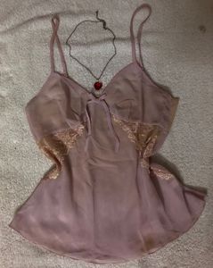 y2k coquette lace top 𐙚