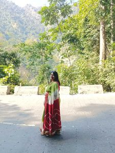 Elegant Green Saree