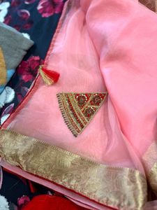 Jardosi Pachwork Elegant Saree..