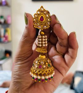 Layer Jhumka Earrings