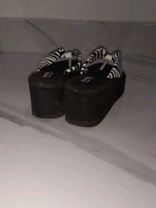 Platform Wedge Thong Sandals