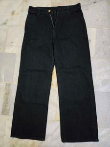 Black Straight Leg Jeans