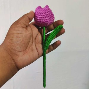 Handmade Crochet Tulip Flower