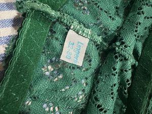 Green Lace Lingerie Set