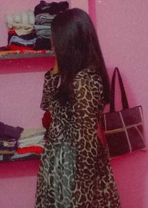 Stylish Animal Print Dress