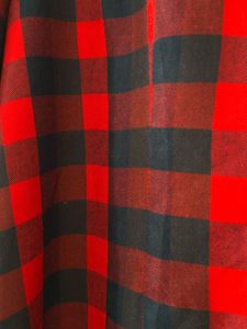 Red &amp; Navy Plaid Shirt