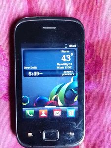 Black Smartphone Micromax A25