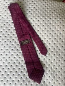 Necktie In Burgundy Colour By Zenith