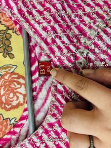 Pink Striped Kurta