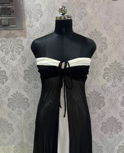 Chic Black &amp; White Dress🖤💕🐣