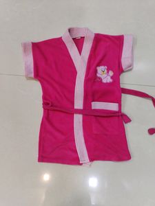 Baby Bath Robe For 3-4 Yrs Girl Child